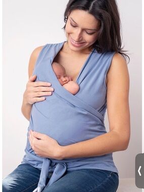 Seraphine Winifred Sleeveless Skin To Skin Top Cream Medium Nursing Top